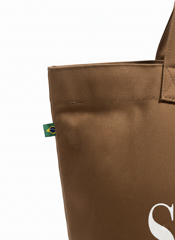 Tote Bag Souvenir Marrom