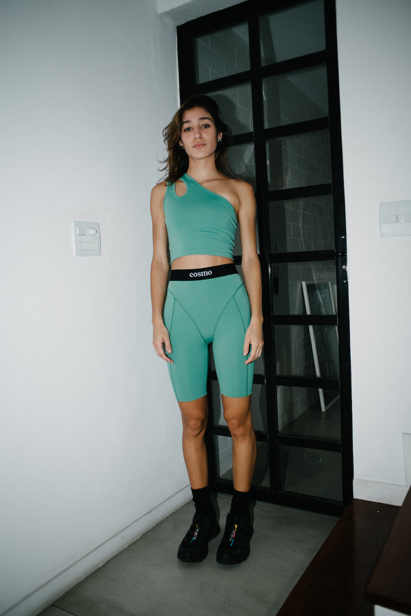 Biker Short Active Verde - COSMO