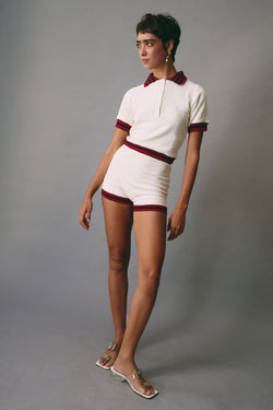 Mini Short Terry Off White