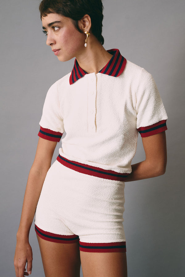 Mini Short Terry Off White