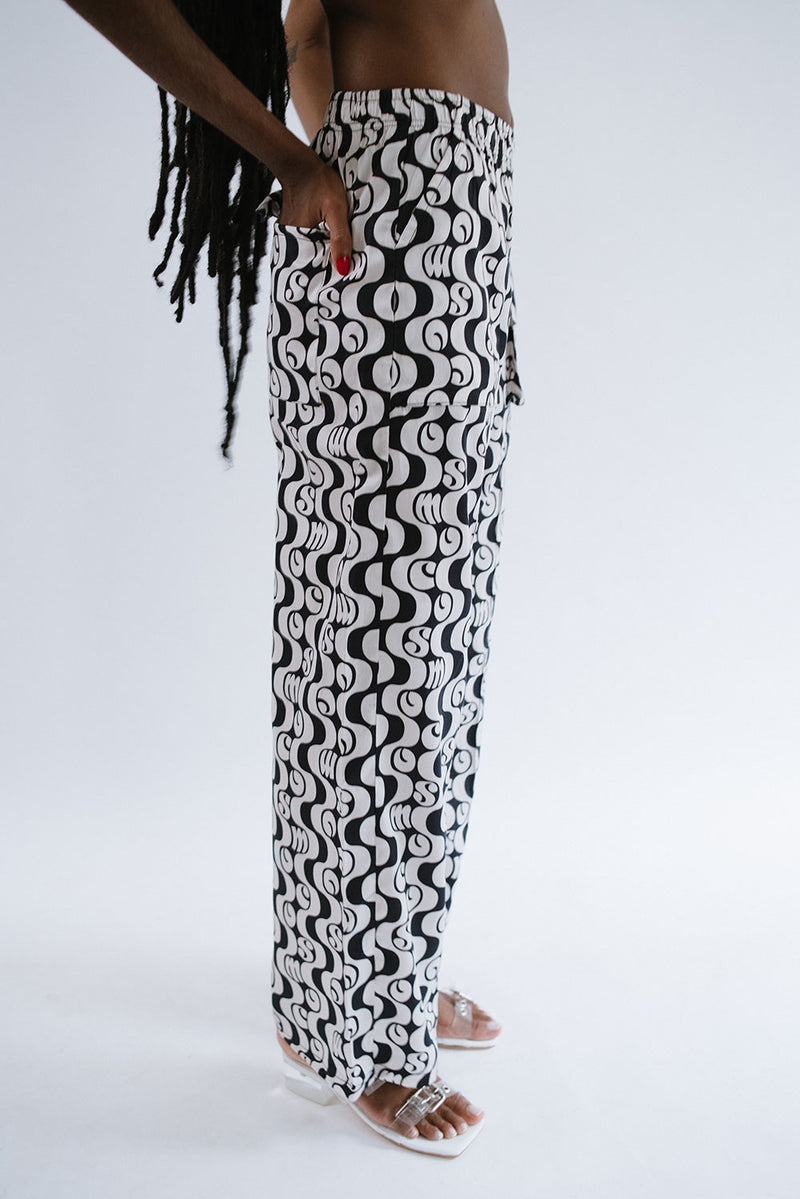 Calça Reta Orla Preto - COSMO