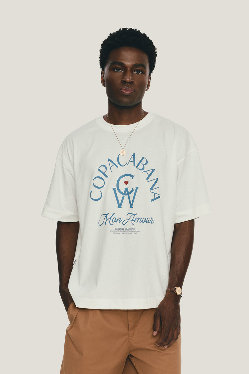 T-shirt Boxy Copacabana Mon Amour - COSMO