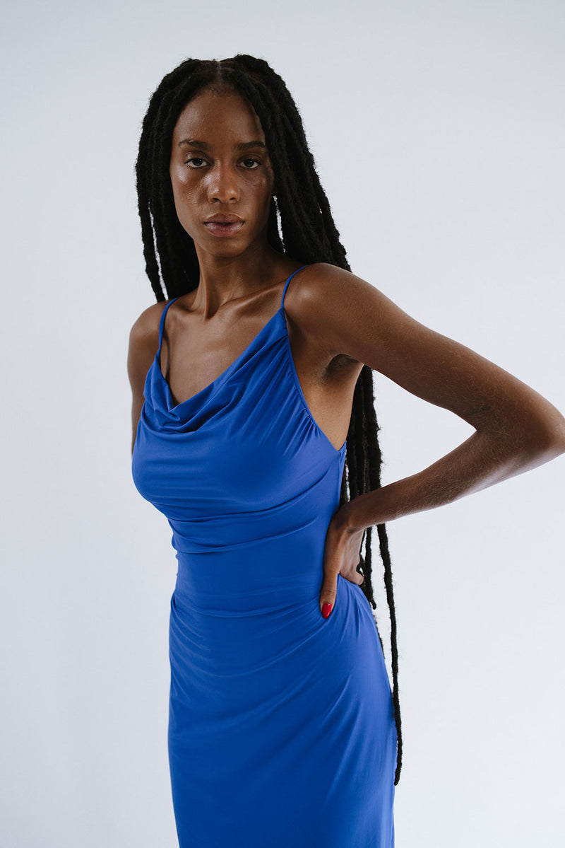 Vestido Bel Azul - COSMO