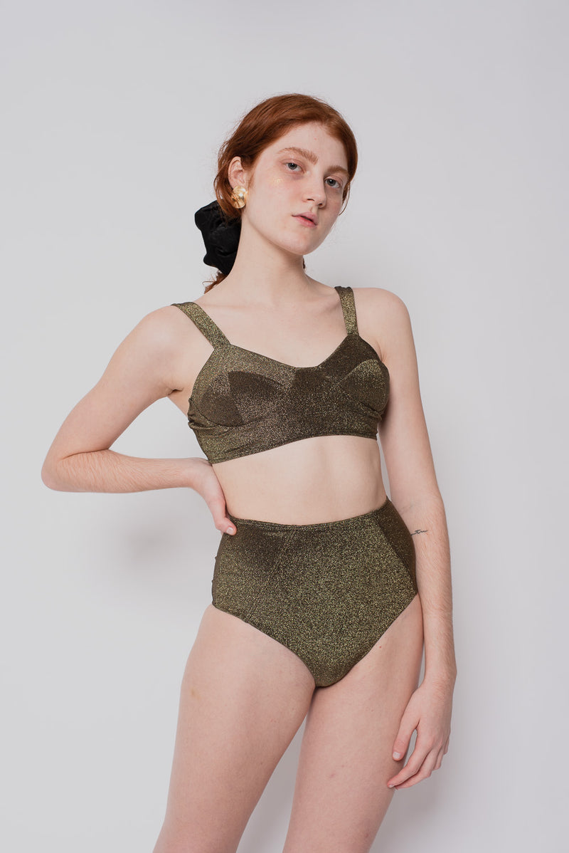 Calcinha Biquíni Agnes Lurex - Cosmo