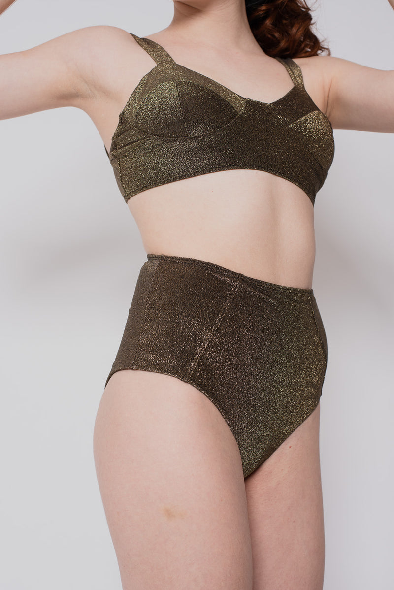 Calcinha Biquíni Agnes Lurex - Cosmo