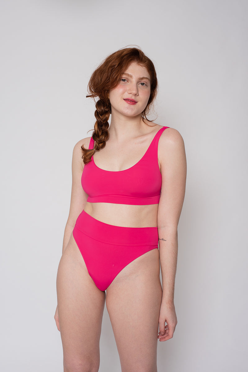 Calcinha Biquíni Alcyone Pink - Cosmo