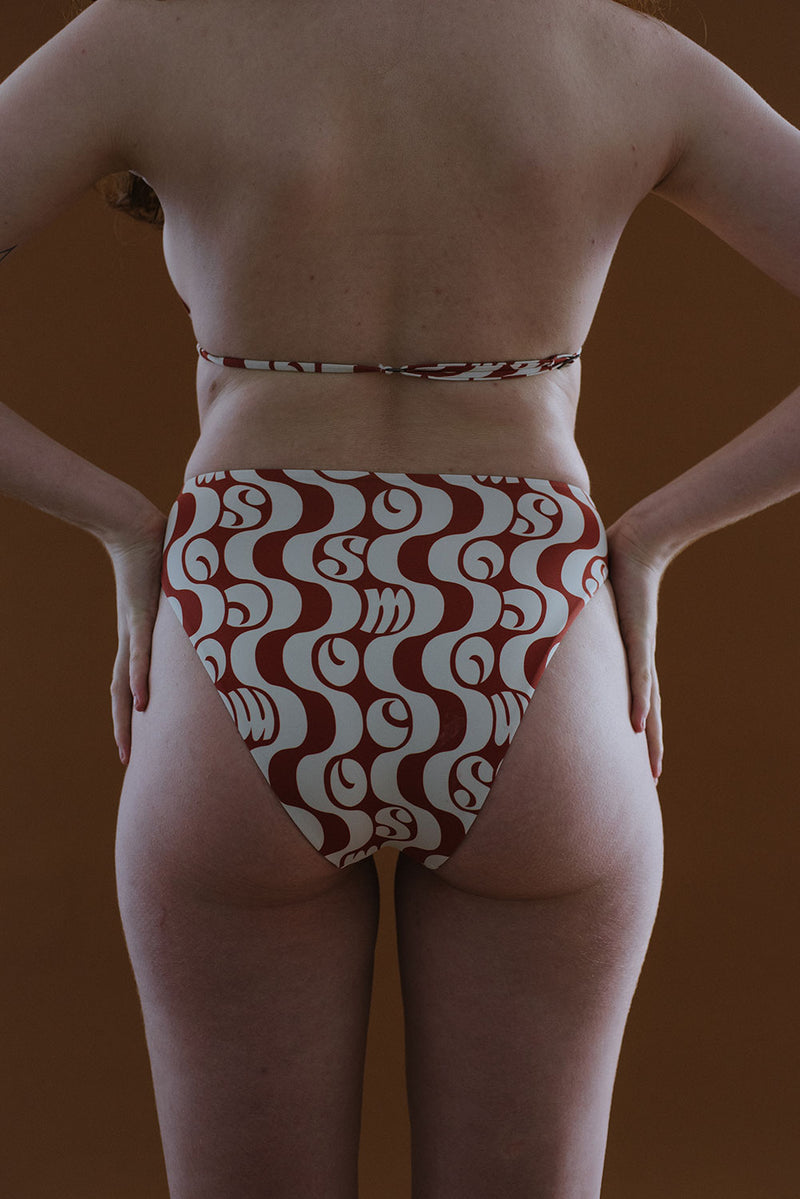 Calcinha Biquíni Virgo Orla Laranja - COSMO