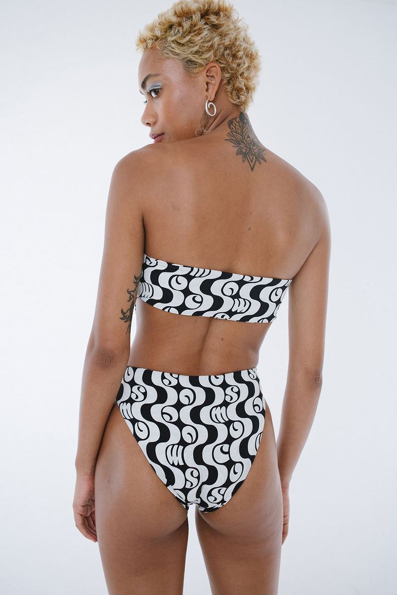 Top Biquíni Bandana Orla Preto - COSMO