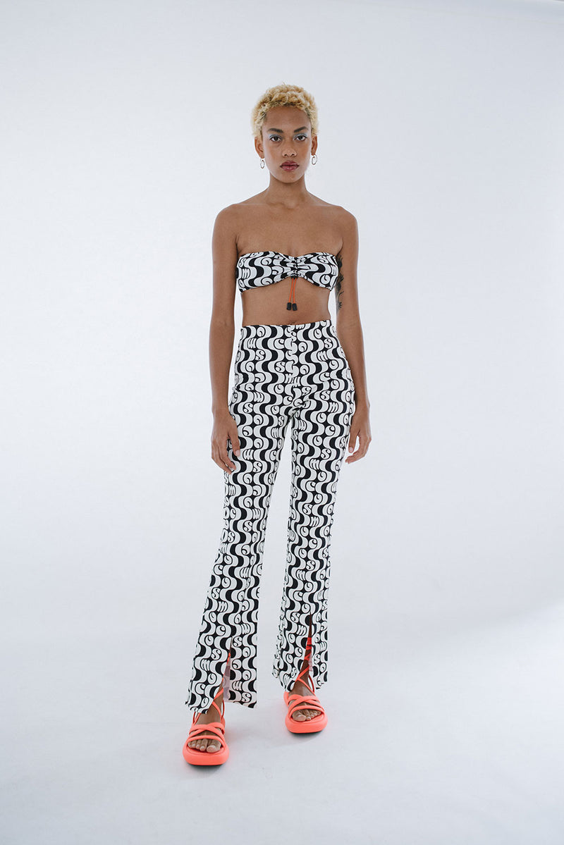 Legging Fenda Orla Preto - COSMO