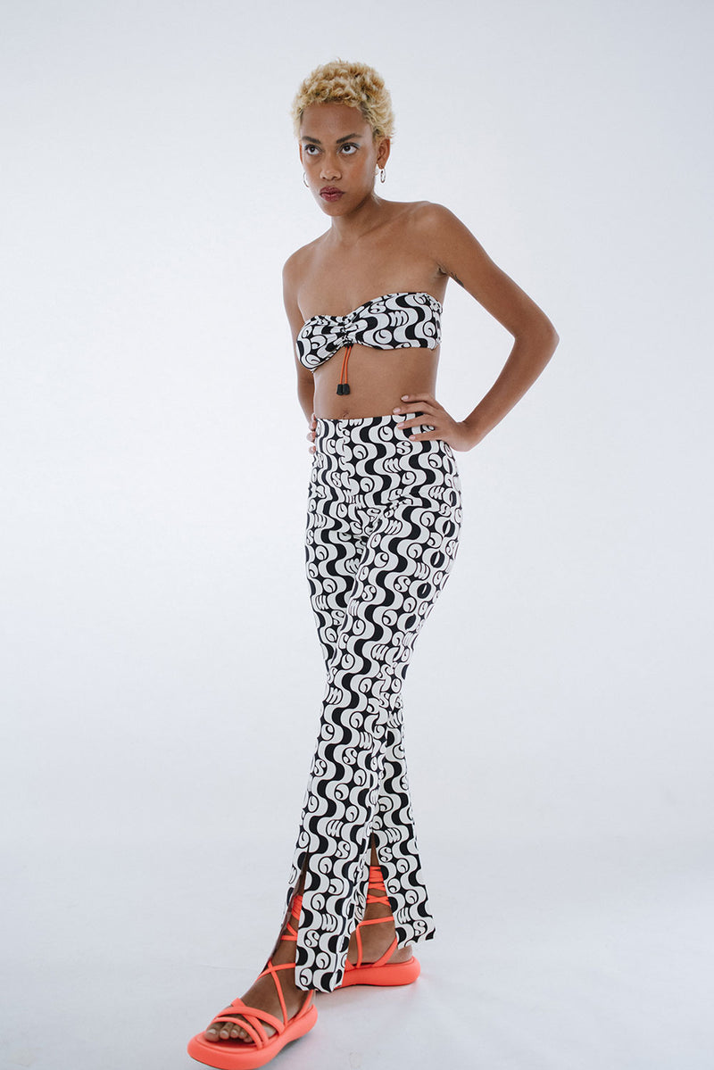 Legging Fenda Orla Preto - COSMO