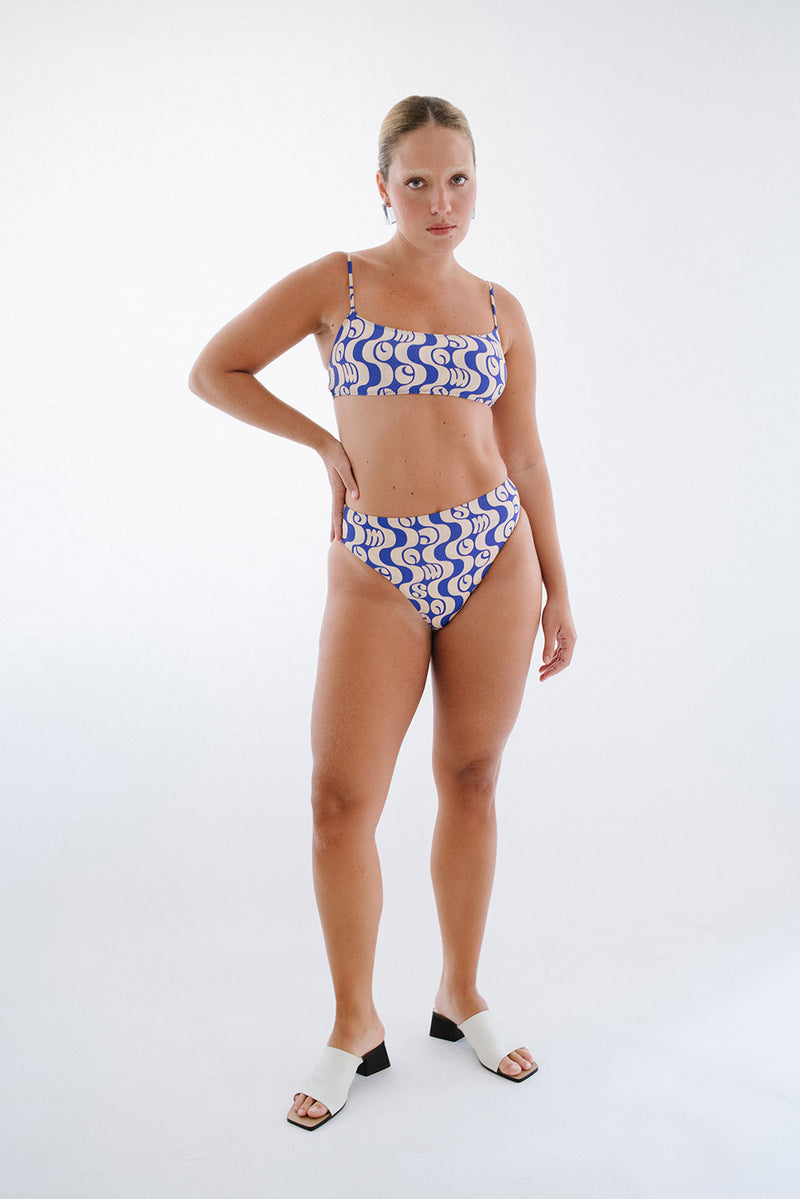 Top Biquíni Mira Orla Azul - COSMO