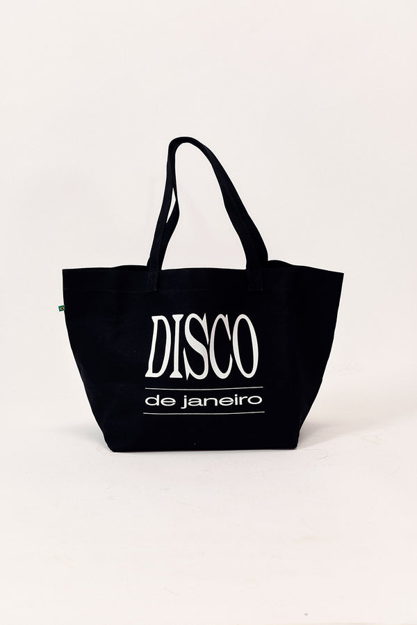 Tote Bag Souvenir DISCO DE JANEIRO Preto - COSMO