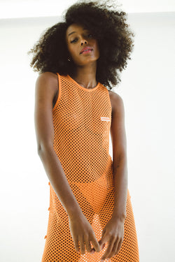 Vestido Midi Le Body Tangerina - COSMO