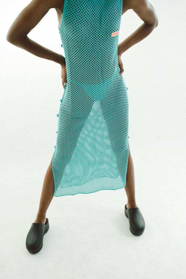 Vestido Midi Le Body Turquesa - COSMO