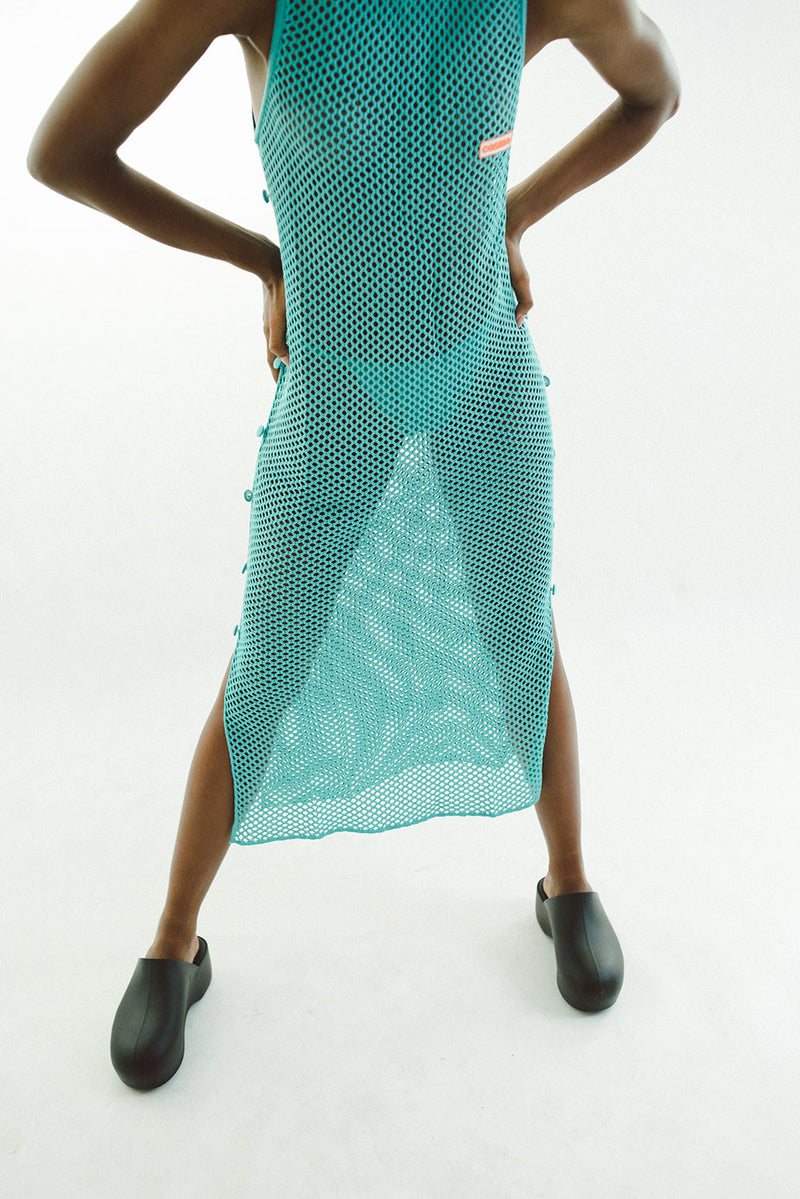 Vestido Midi Le Body Turquesa - COSMO