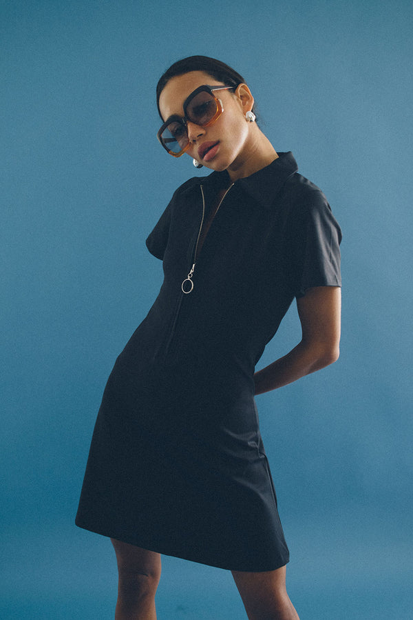 Vestido Polo Preto por Angelica Bucci - COSMO