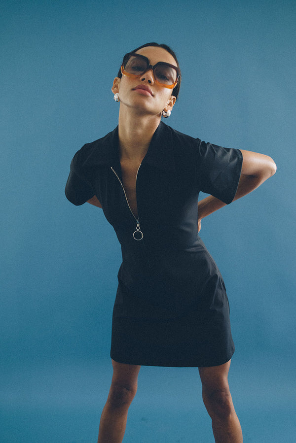 Vestido Polo Preto por Angelica Bucci - COSMO